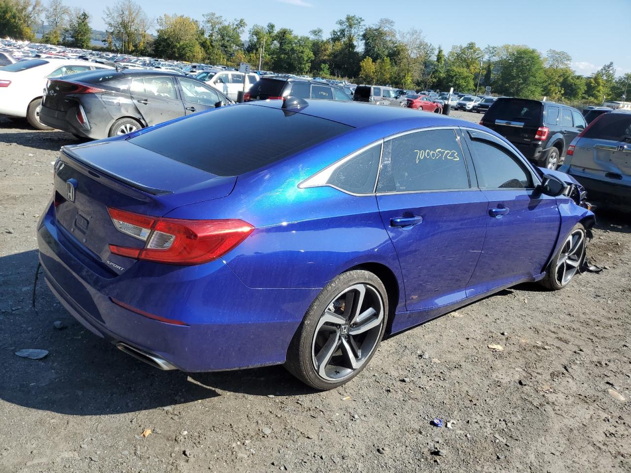 2022 HONDA ACCORD SPORT VIN:1HGCV1F39NA075076