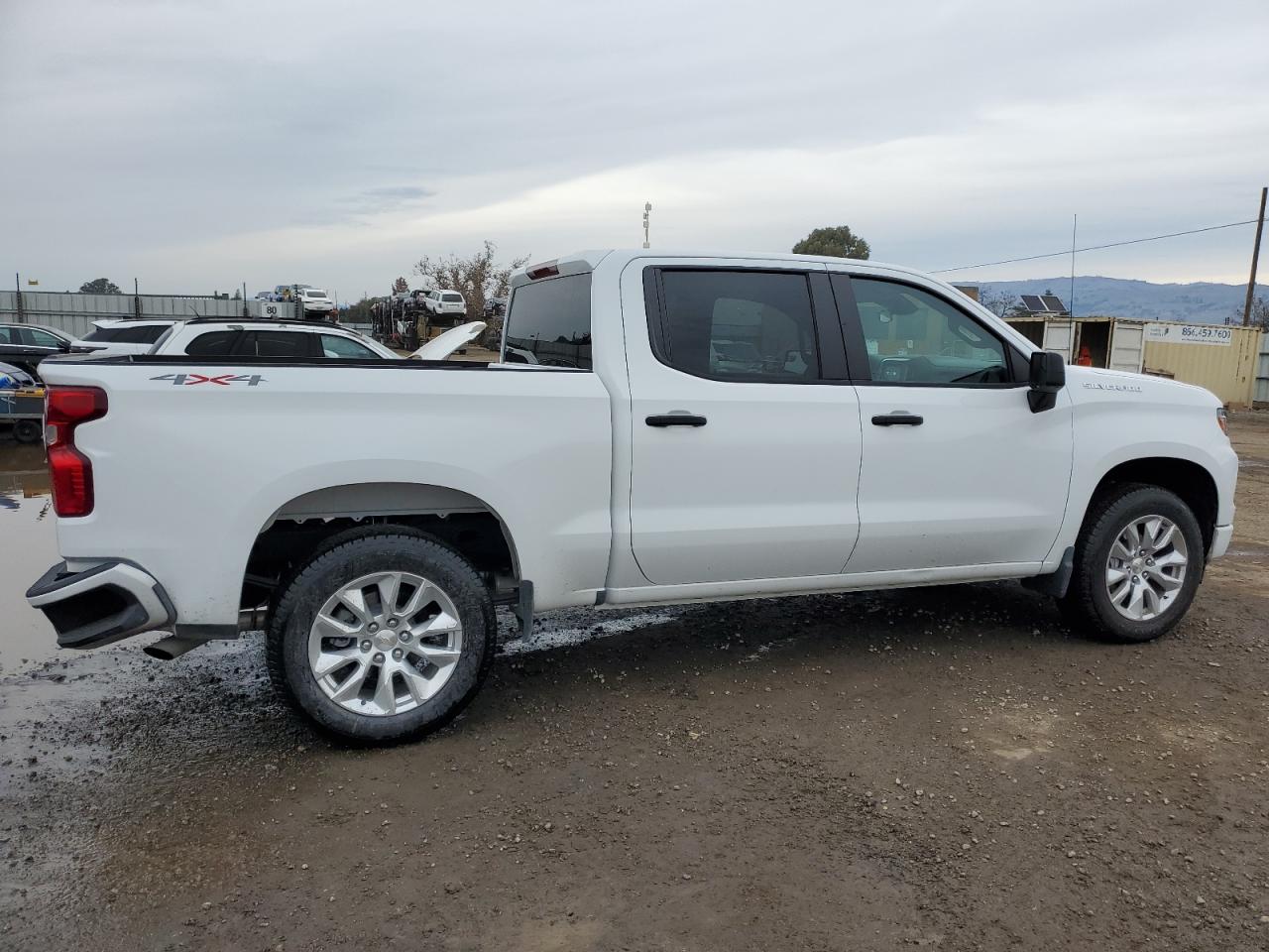 2022 CHEVROLET SILVERADO K1500 CUSTOM VIN:1GCPDBEK3NZ607487