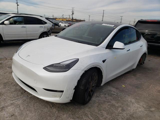 2021 TESLA MODEL Y VIN: 5YJYGDEF4MF262324