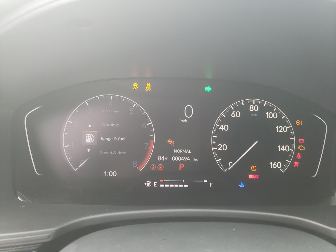 2023 HONDA CIVIC SPORT VIN:2HGFE2F51PH515431