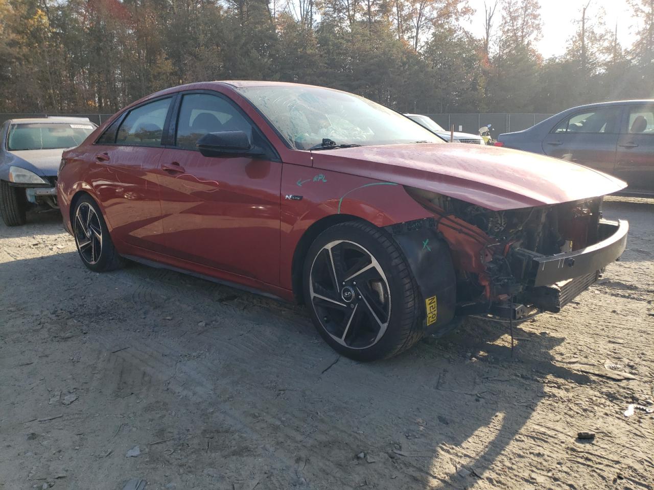 2022 HYUNDAI ELANTRA N LINE VIN:KMHLR4AF6NU231946