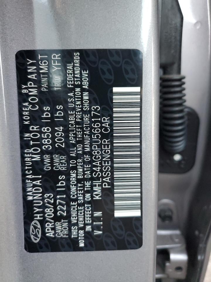 2023 HYUNDAI ELANTRA SEL VIN:KMHLS4AG8PU566173