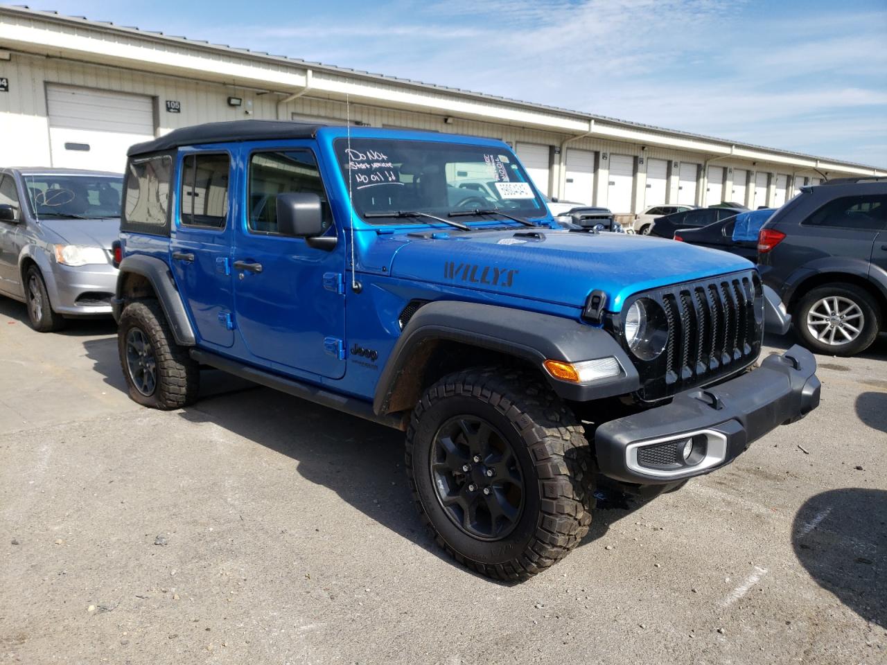 2022 JEEP WRANGLER UNLIMITED SPORT VIN:1C4HJXDM7NW273172