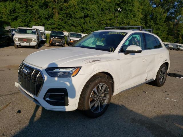 2021 AUDI Q5 PREMIUM VIN: WA1AAAFYXM2076821