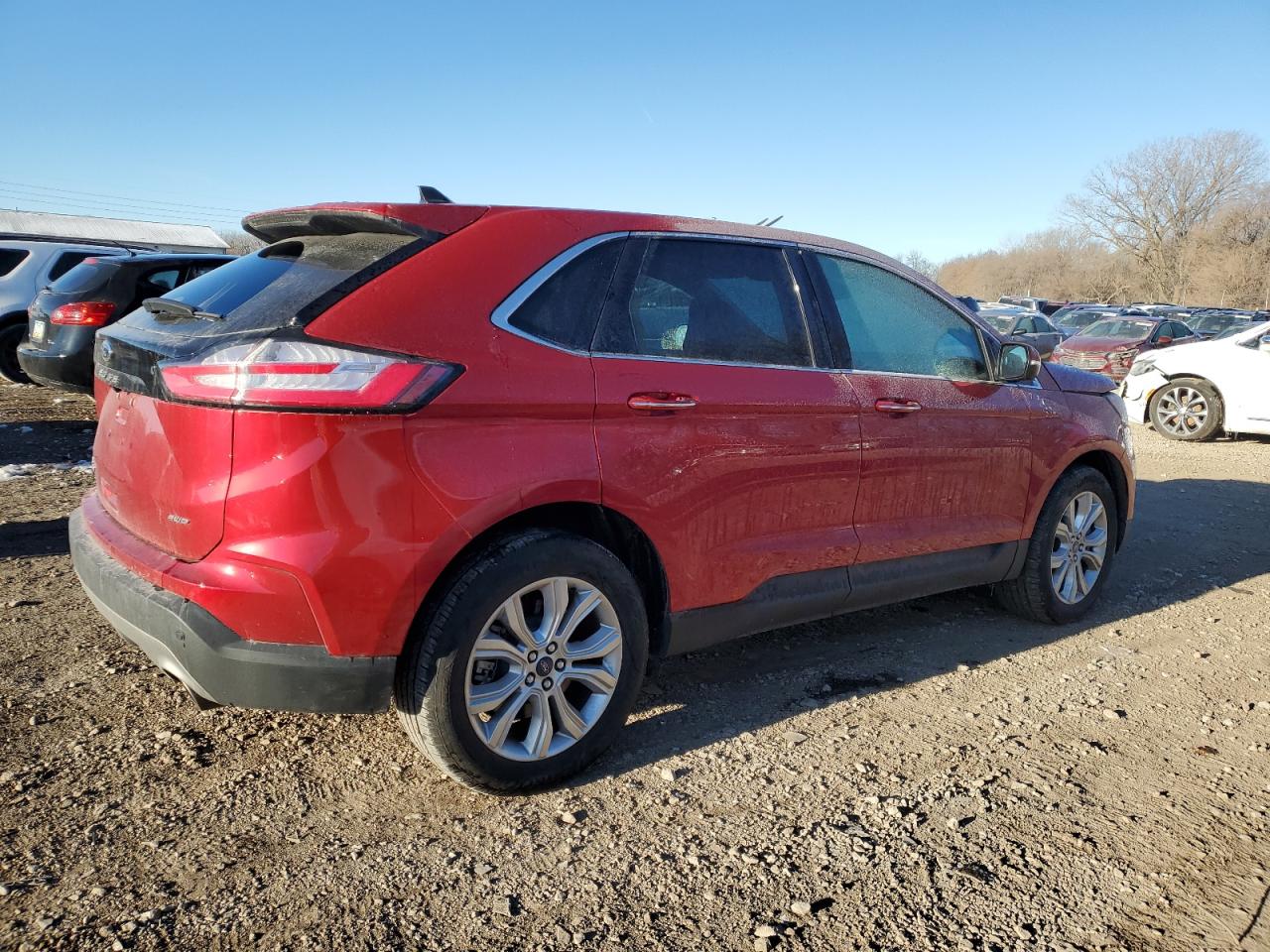 2022 FORD EDGE TITANIUM VIN:2FMPK4K98NBA33051