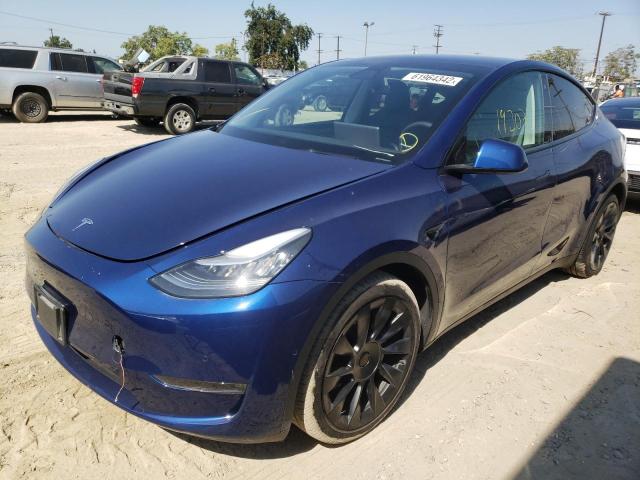 2021 TESLA MODEL Y VIN: 5YJYGAEE8MF151040