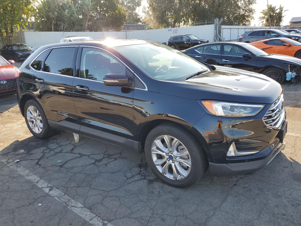 2022 FORD EDGE TITANIUM VIN:2FMPK4K96NBA38295