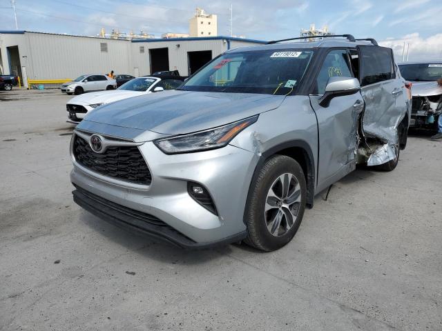 2021 TOYOTA HIGHLANDER XLE VIN: 5TDGZRAH6MS536967