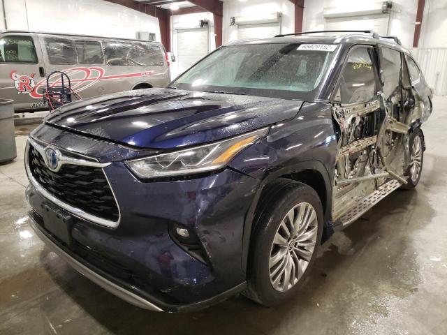 2021 TOYOTA HIGHLANDER HYBRID PLATINUM VIN: 5TDFARAH1MS010412