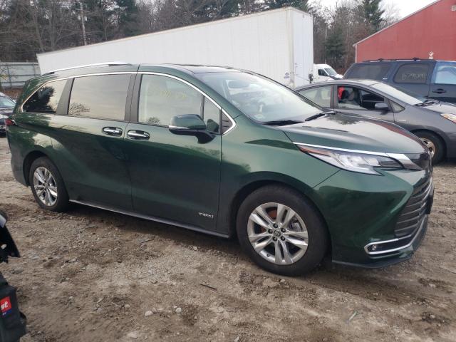 2021 TOYOTA SIENNA LIMITED VIN: 5TDZSK***********