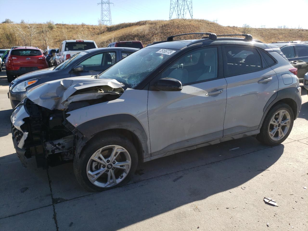 2022 HYUNDAI KONA SEL VIN:KM8K6CAB3NU834431