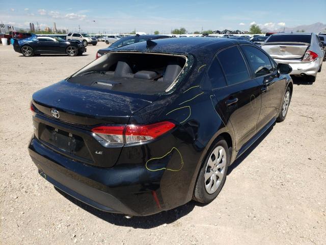 2021 TOYOTA COROLLA LE VIN: 5YFEPMAE4MP154063