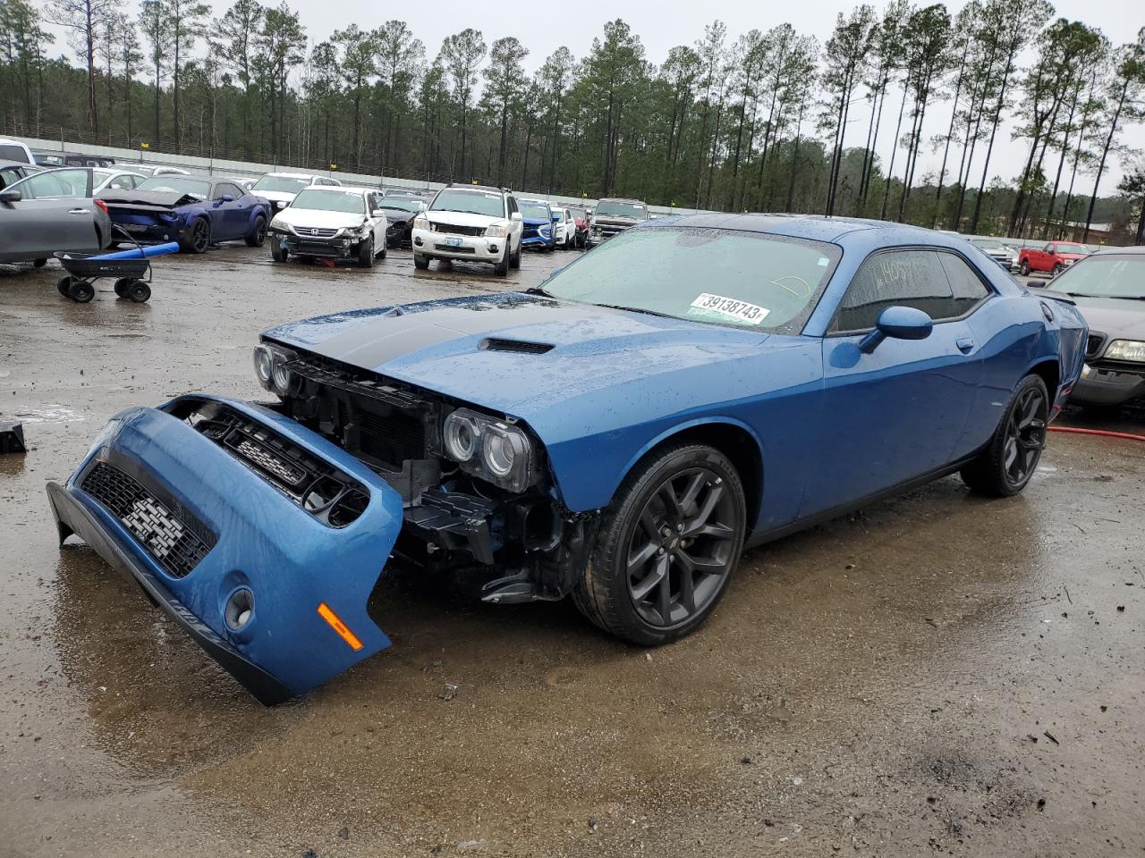 2022 DODGE CHALLENGER SXT VIN:2C3CDZAG5NH187907