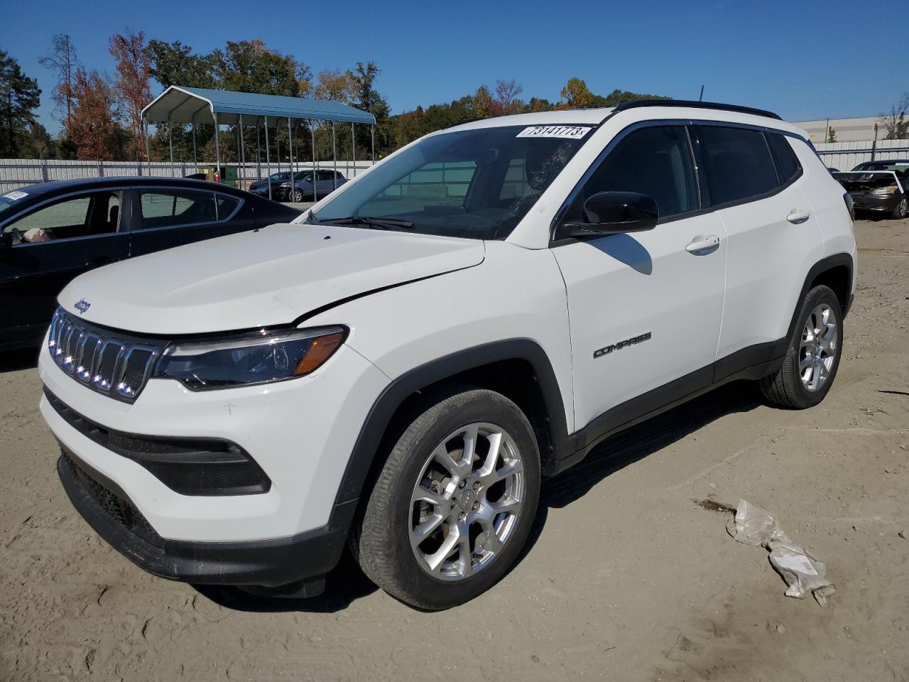 2022 JEEP COMPASS LATITUDE LUX VIN:3C4NJDFB7NT172619