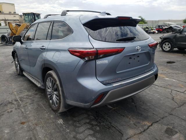 2021 TOYOTA HIGHLANDER PLATINUM VIN: 5TDFZR***********