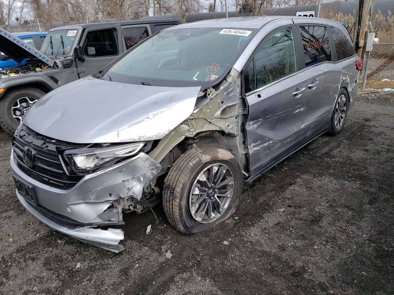 2022 HONDA ODYSSEY EXL VIN:5FNRL6H73NB060494