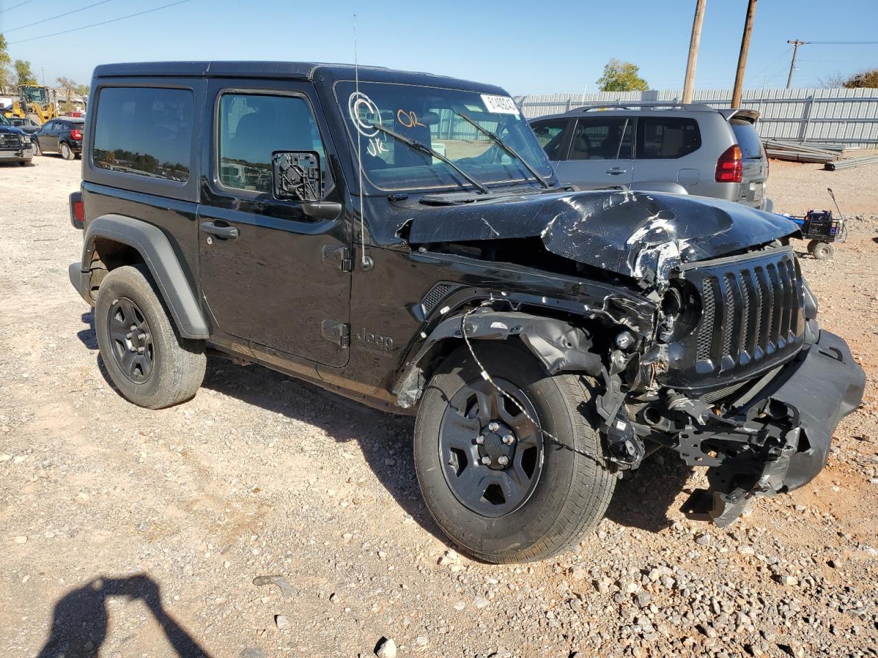 2022 JEEP WRANGLER SPORT VIN:1C4HJXAG8NW255715