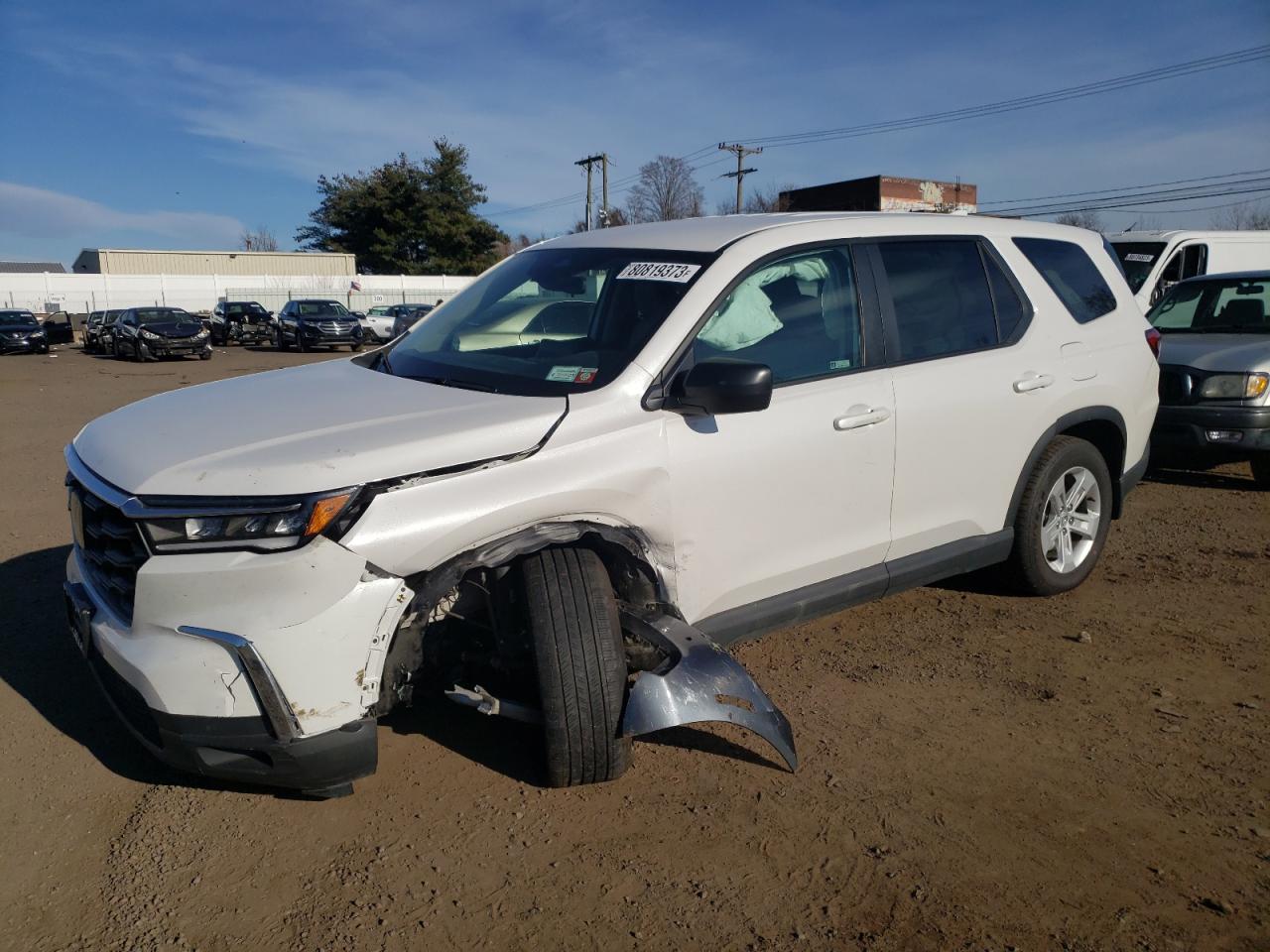2023 HONDA PILOT LX VIN:5FNYG1H25PB021982