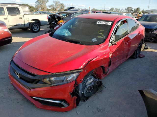 2021 HONDA CIVIC LX VIN: 2HGFC2F69MH545593