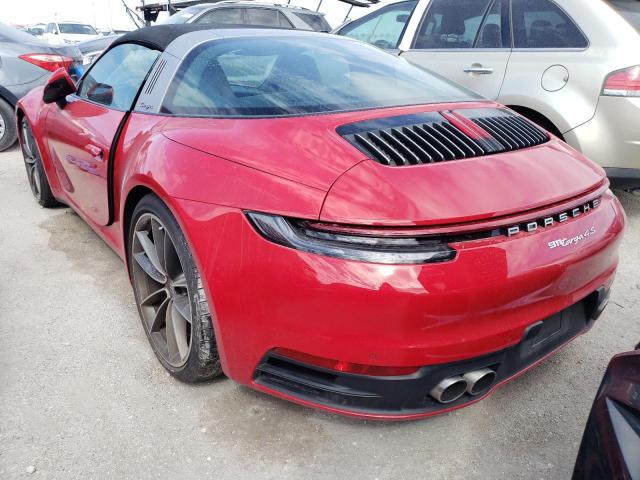 2021 PORSCHE 911 TARGA 4S VIN: WP0BB2A99MS235079