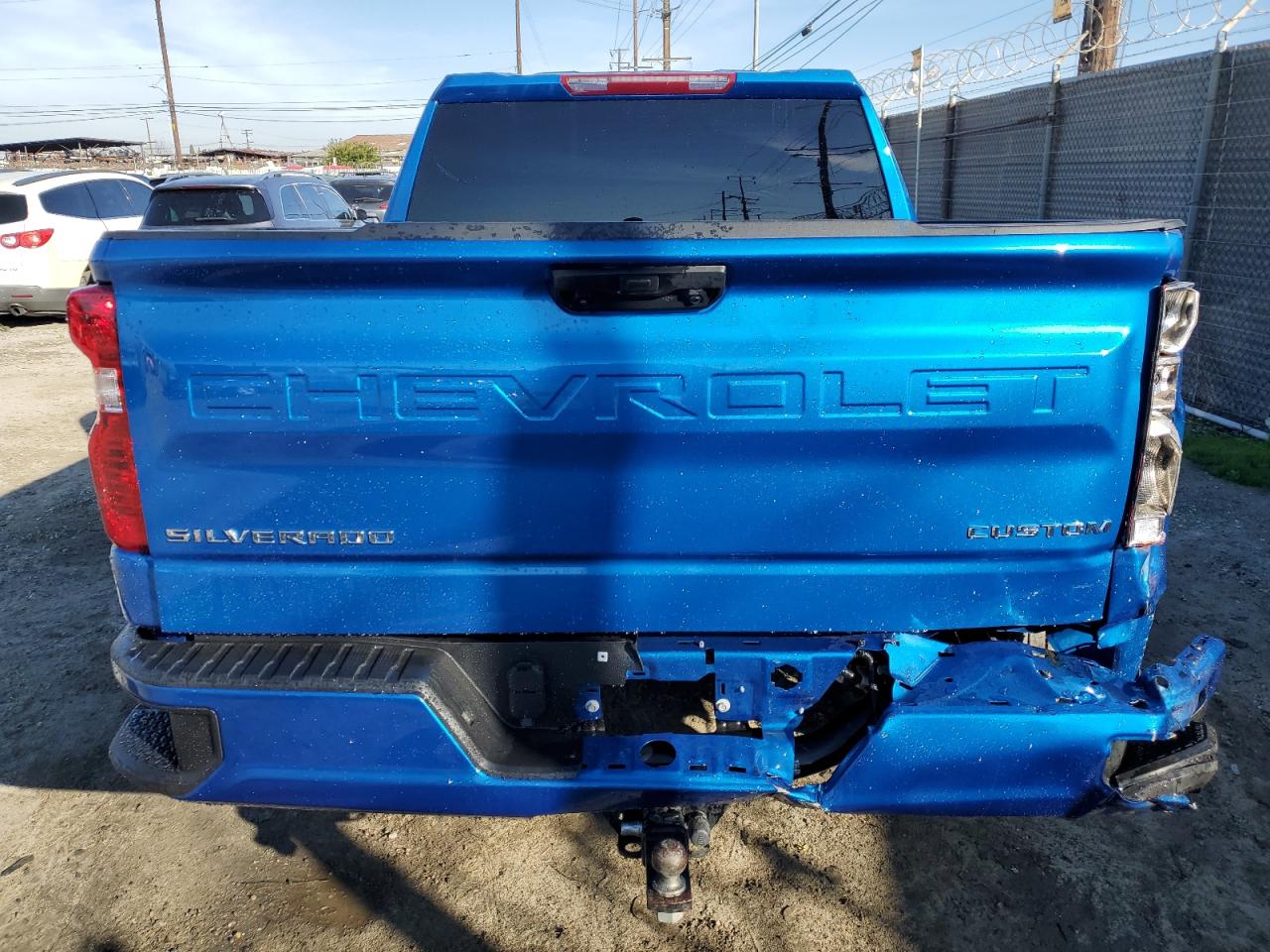 2022 CHEVROLET SILVERADO K1500 CUSTOM VIN:1GCPDBEK5NZ581880