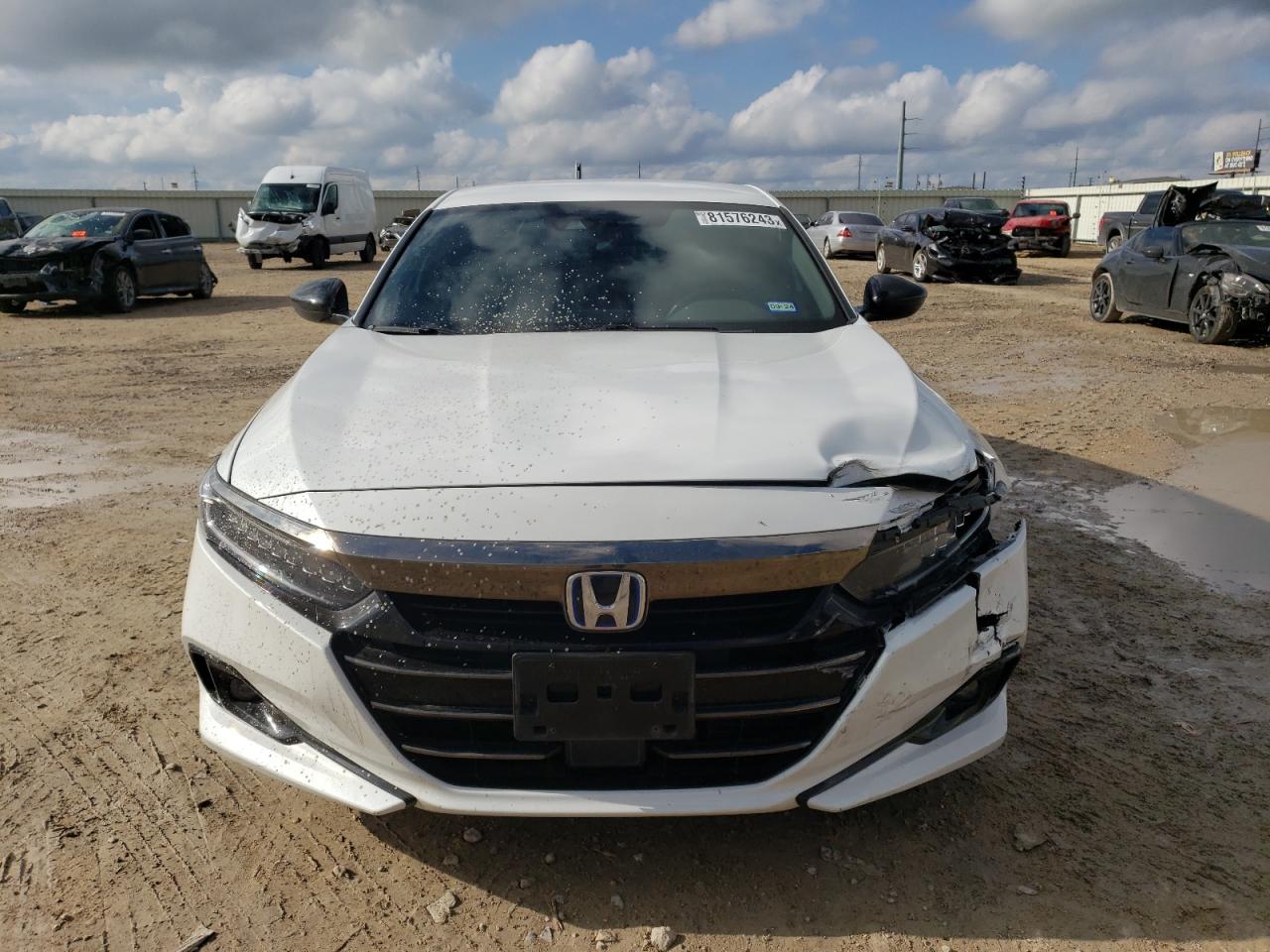 2022 HONDA ACCORD HYBRID SPORT VIN:1HGCV3F22NA035862