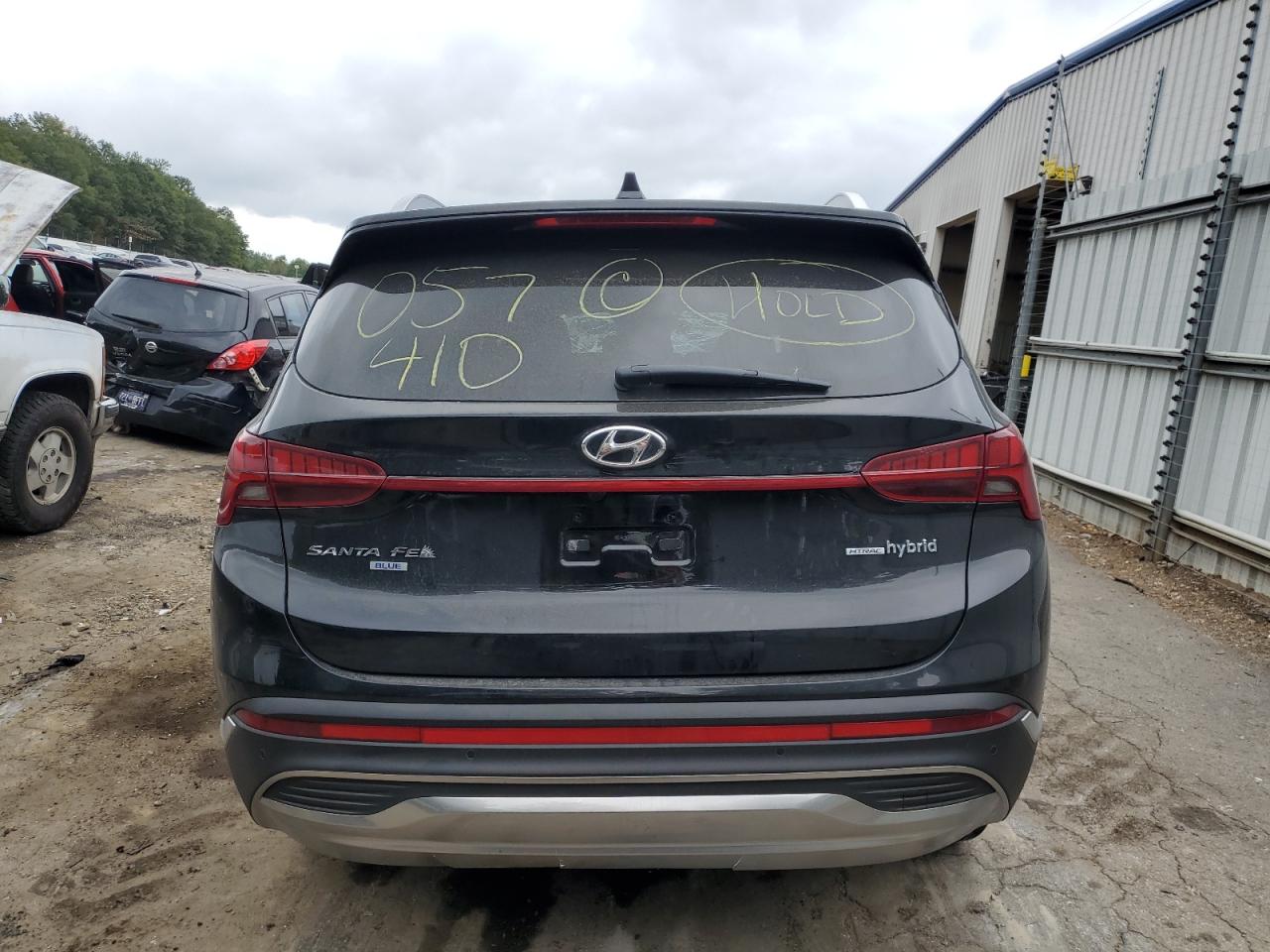 2022 HYUNDAI SANTA FE BLUE VIN:KM8S2DA19NU057410
