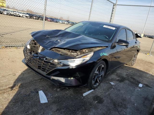 2021 HYUNDAI ELANTRA SEL VIN: 5NPLN4AG7MH022975