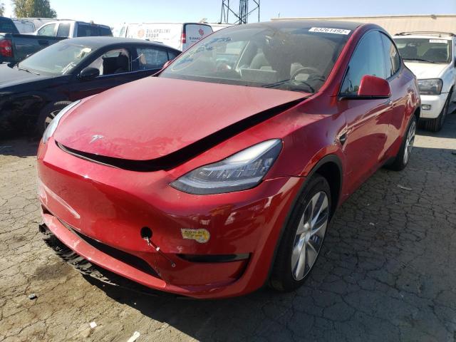 2021 TESLA MODEL Y VIN: 5YJYGDEE0MF229845