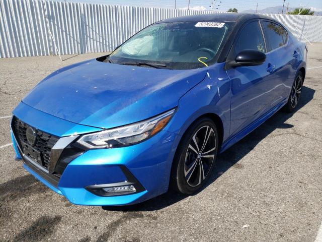 2021 NISSAN SENTRA SR VIN: 3N1AB8DV5MY240310