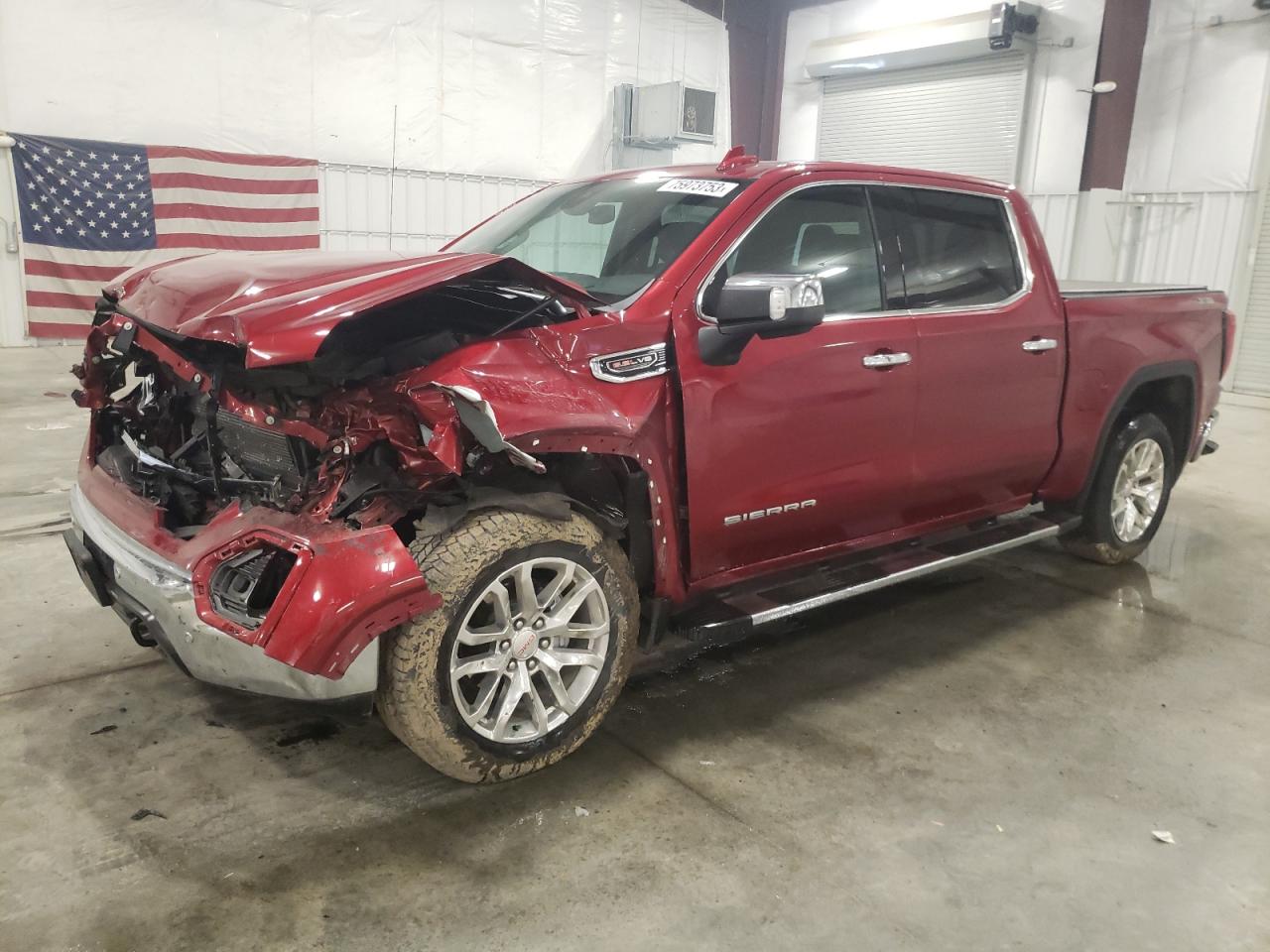 2022 GMC SIERRA LIMITED K1500 SLT VIN:3GTU9DEL9NG112607