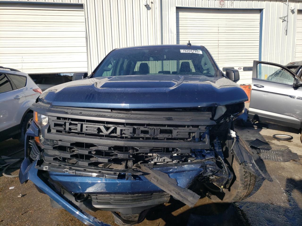 2022 CHEVROLET SILVERADO K1500 CUSTOM VIN:1GCPDBEK1NZ621632