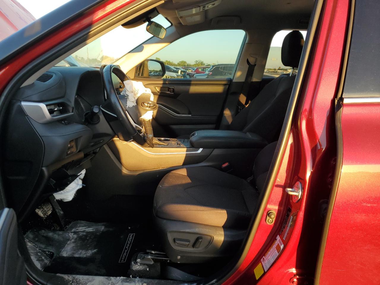 2022 TOYOTA HIGHLANDER L VIN:5TDZZRAH4NS542549