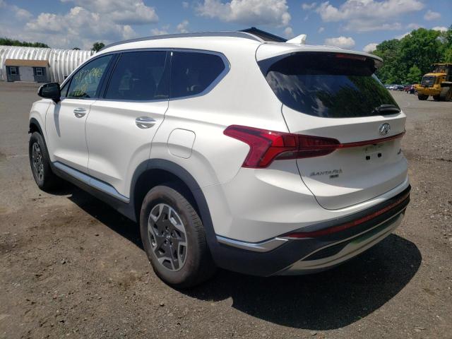 2021 HYUNDAI SANTA FE BLUE VIN: KM8S2D***********