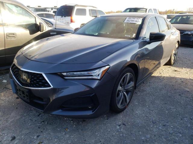 2021 ACURA TLX ADVANCE VIN: 19UUB6F65MA010261