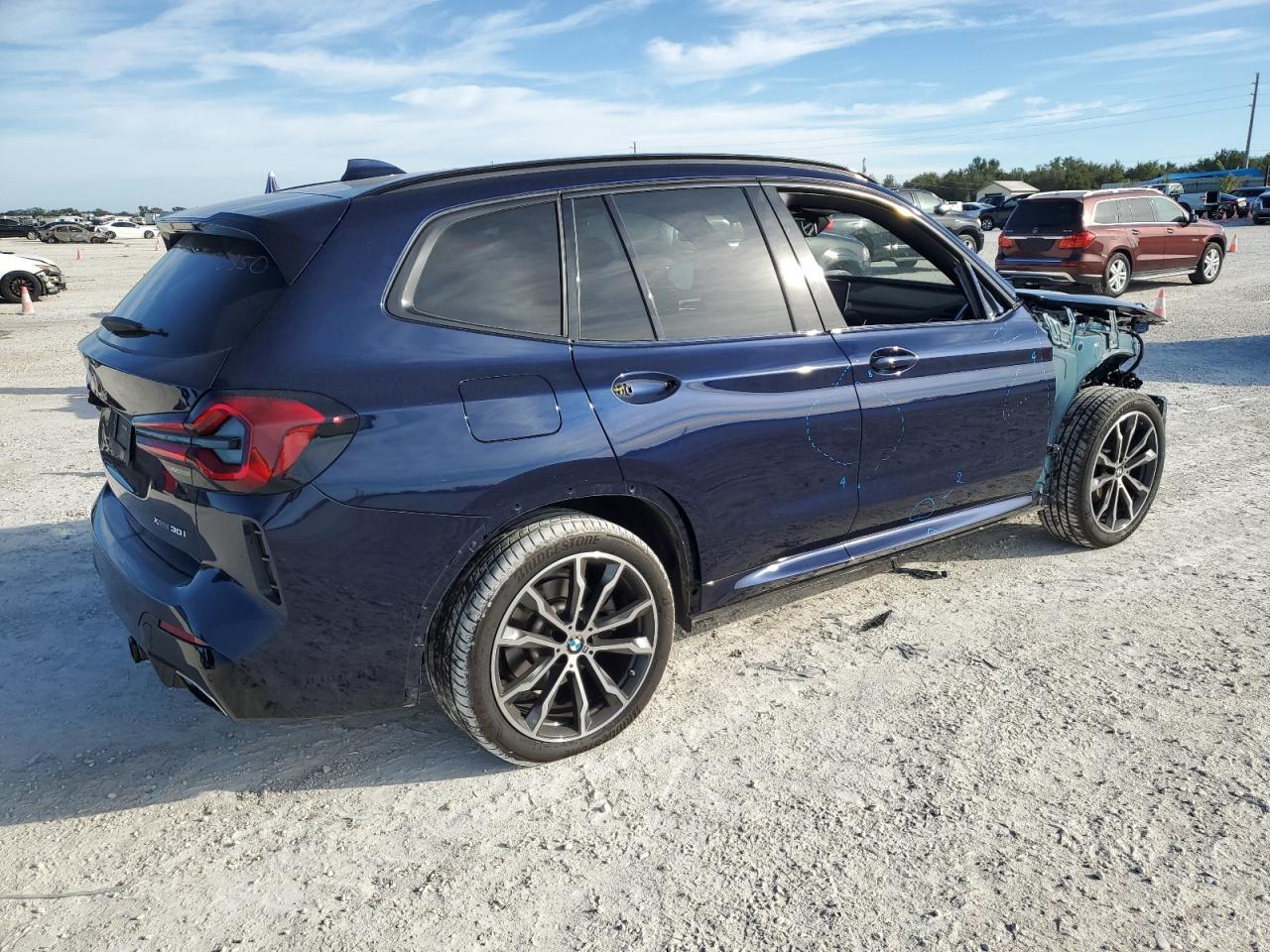 2022 BMW X3 XDRIVE30I VIN:5UX53DP0XN9L35696