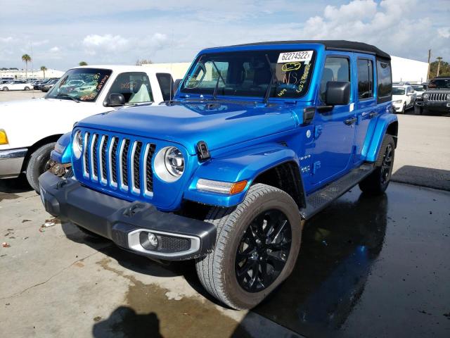 2021 JEEP WRANGLER UNLIMITED SAHARA 4XE VIN: 1C4JJXP6XMW854341