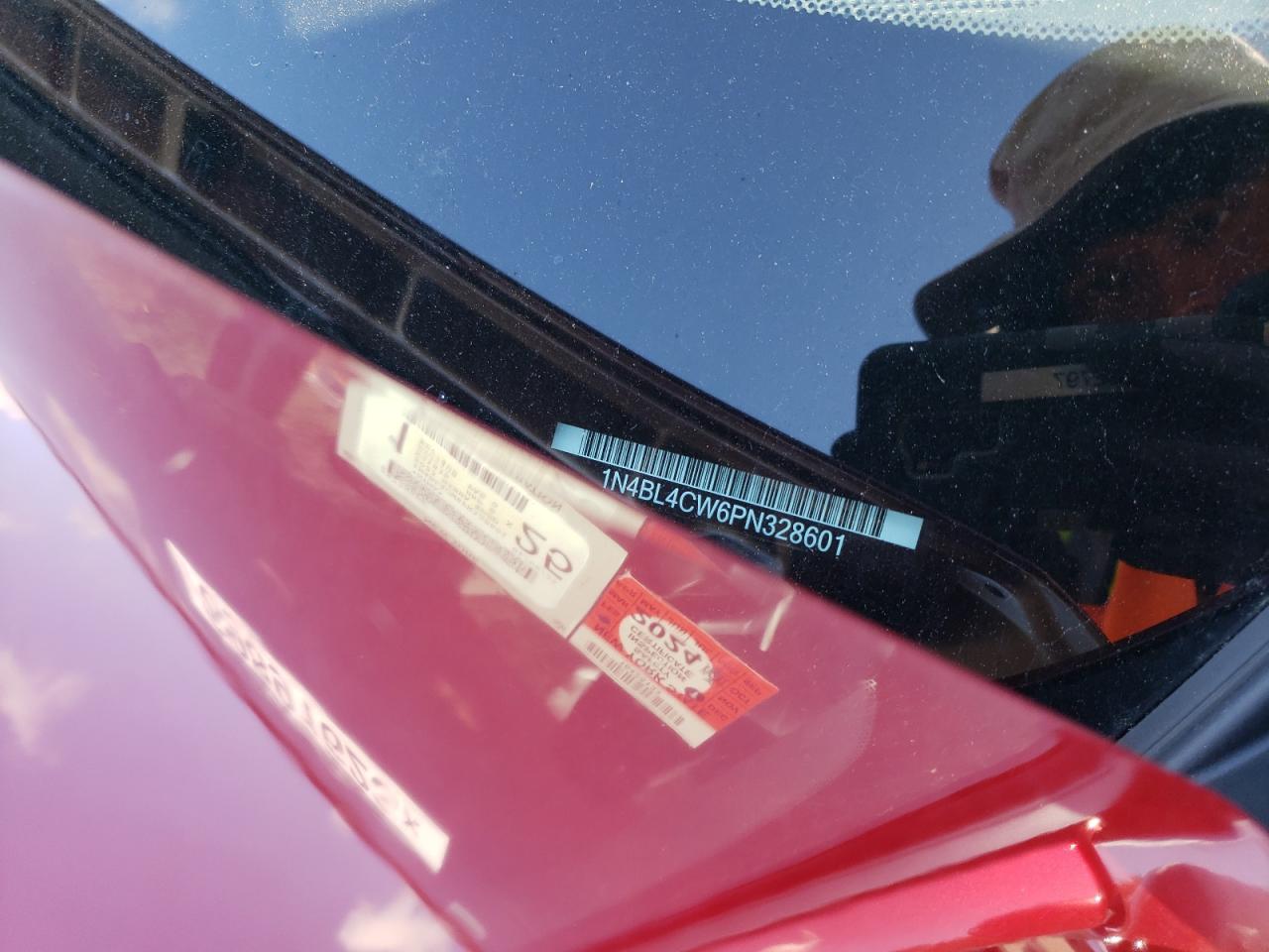 2023 NISSAN ALTIMA SR VIN:1N4BL4CW6PN328601