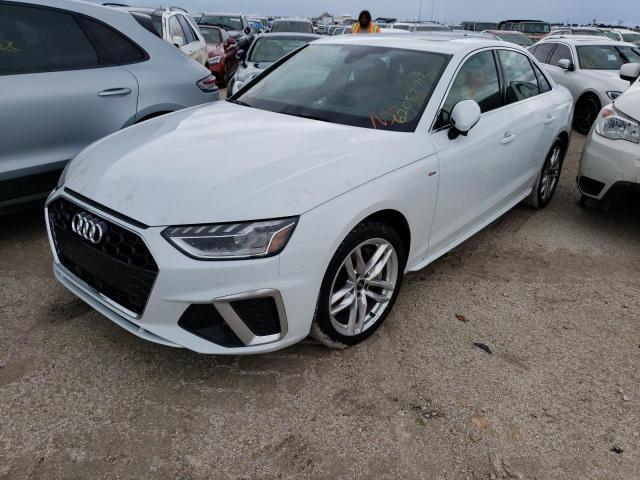 2021 AUDI A4 PREMIUM PLUS 45 VIN: WAUEABF42MA077037