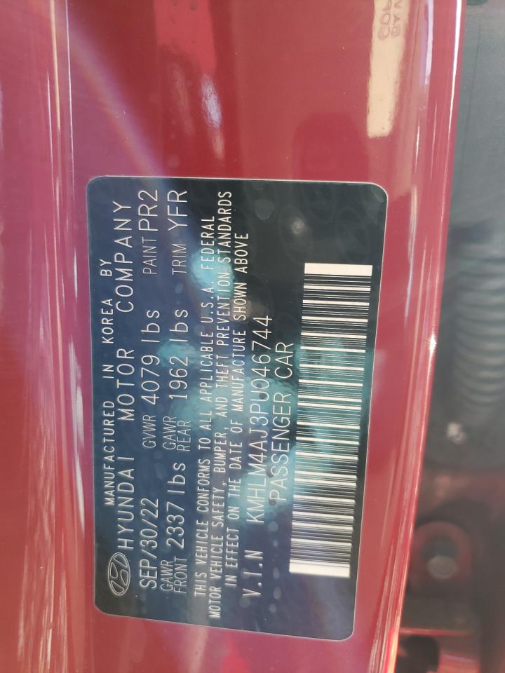 2023 HYUNDAI ELANTRA BLUE VIN:KMHLM4AJ3PU046744