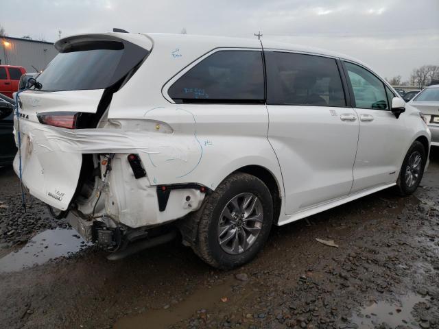 2021 TOYOTA SIENNA LE VIN: 5TDKRKEC7MS019919