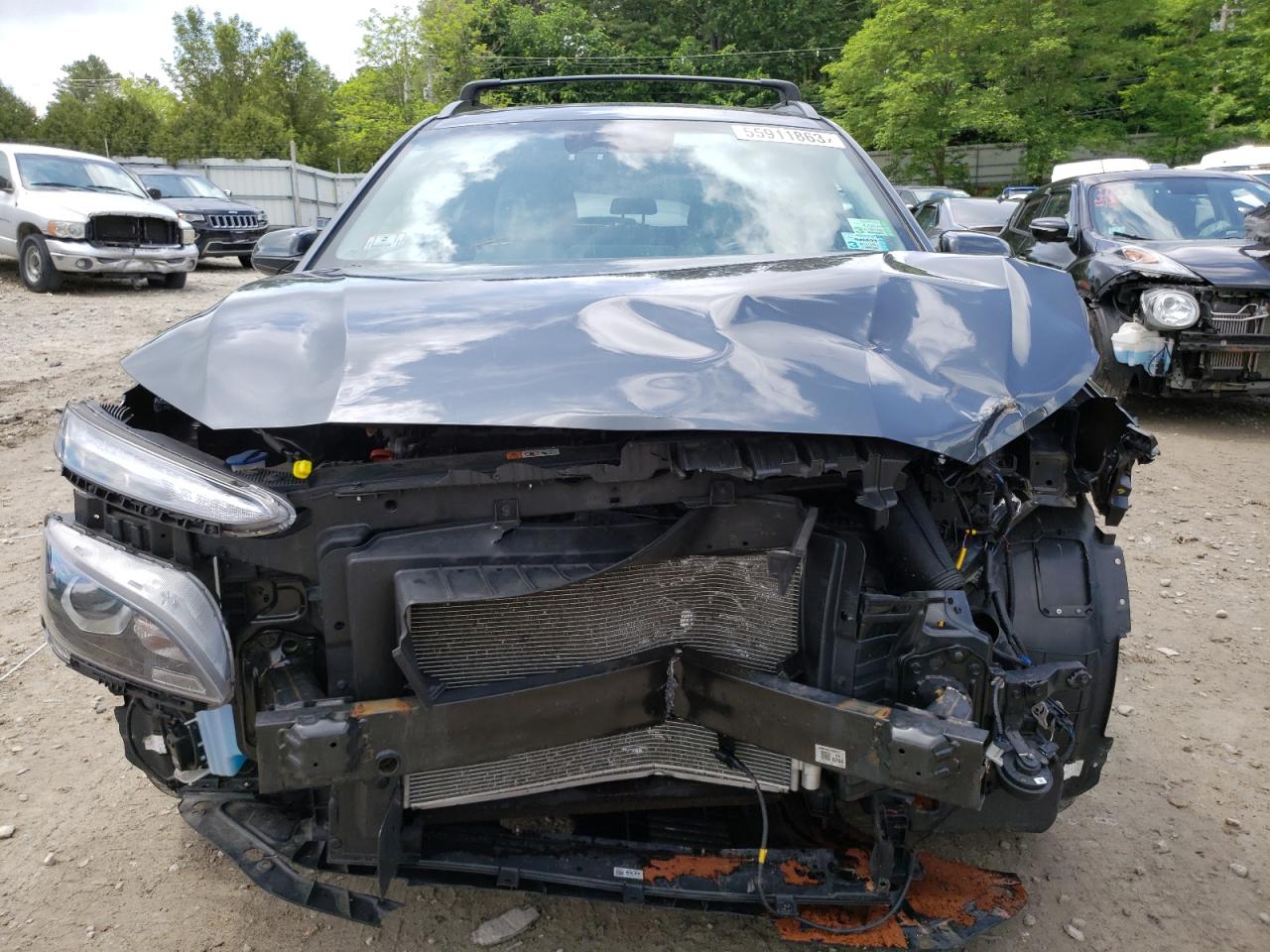 2022 HYUNDAI KONA SEL VIN:KM8K3CAB0NU764444