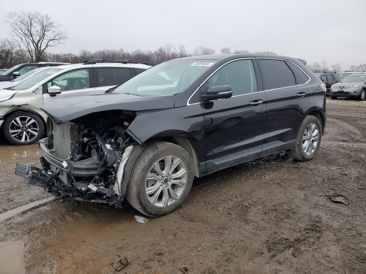 2022 FORD EDGE TITANIUM VIN:2FMPK4K96NBA55792