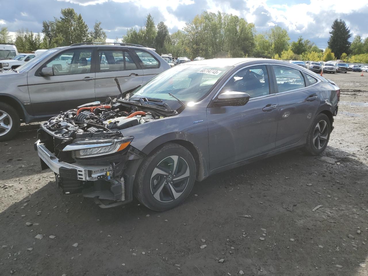 2022 HONDA INSIGHT EX VIN:19XZE4F50NE000923