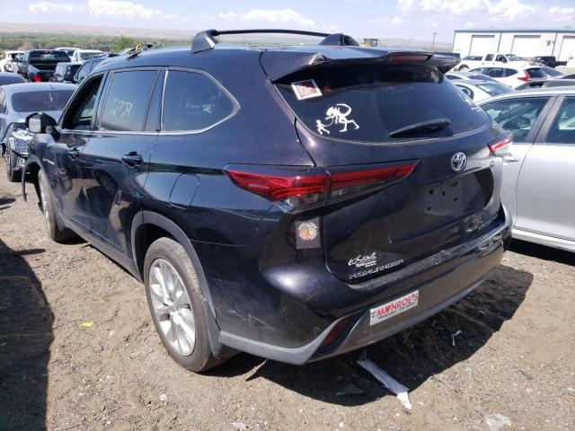 2021 TOYOTA HIGHLANDER LIMITED VIN: 5TDDZRBH9MS096566