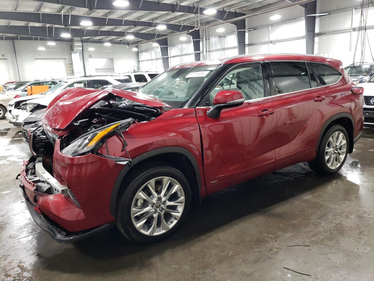 2022 TOYOTA HIGHLANDER HYBRID LIMITED VIN:5TDXBRCH4NS541216