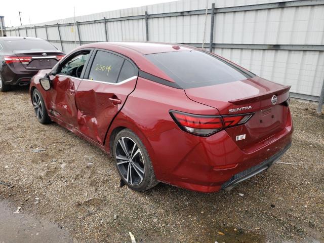 2021 NISSAN SENTRA SR VIN: 3N1AB8DV9MY243601