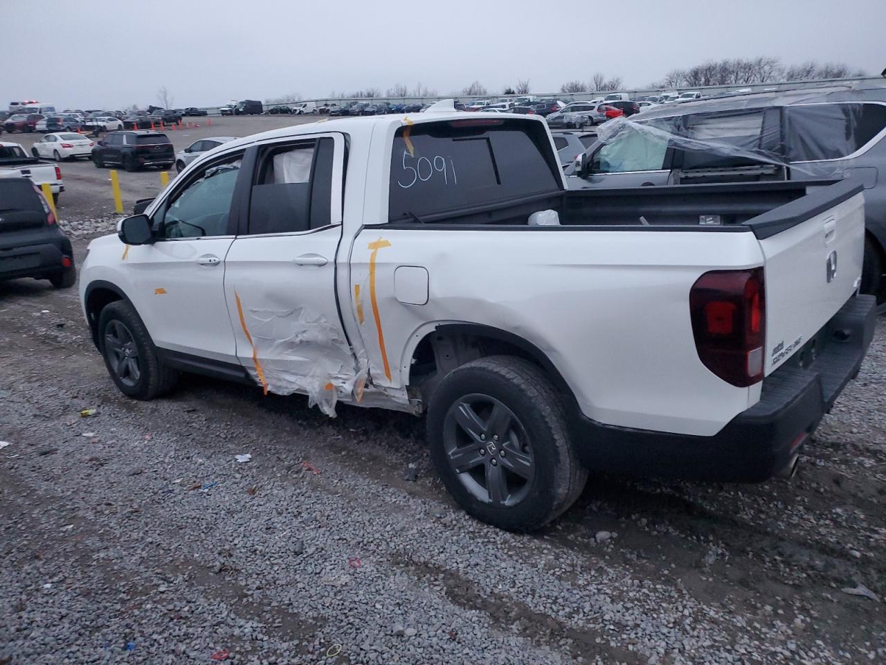 2023 HONDA RIDGELINE RTL VIN:5FPYK3F53PB025091