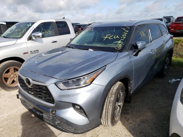 2021 TOYOTA HIGHLANDER XLE VIN: 5TDGZRBH1MS056849