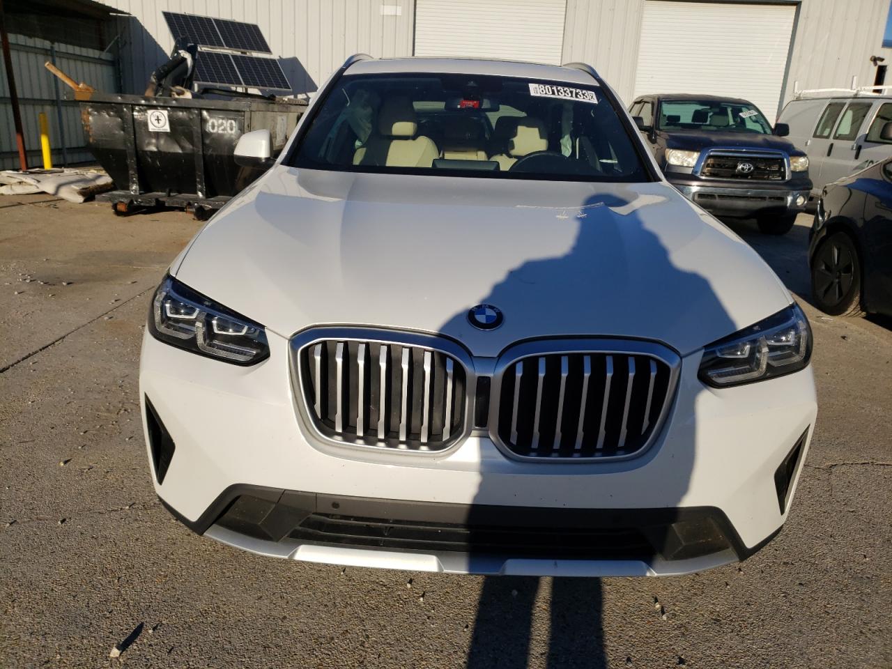 2022 BMW X3 SDRIVE30I VIN:5UX43DP03N9N17445